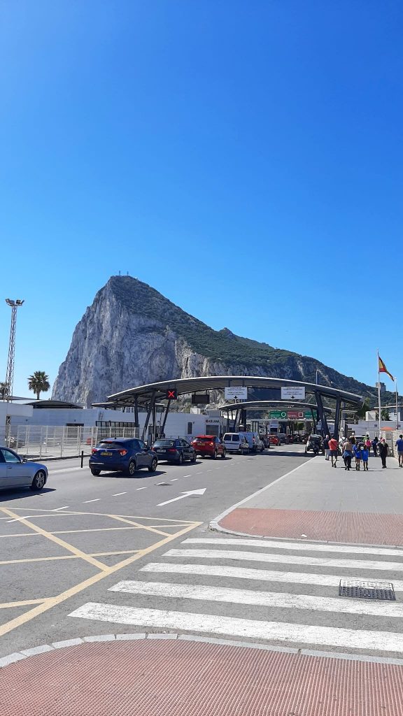Grenzübergang Gibraltar - Familiengarten